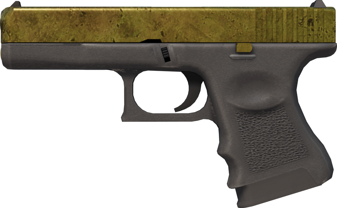 Preview image 1 of Glock-18 | 黄铜 (破损不堪)