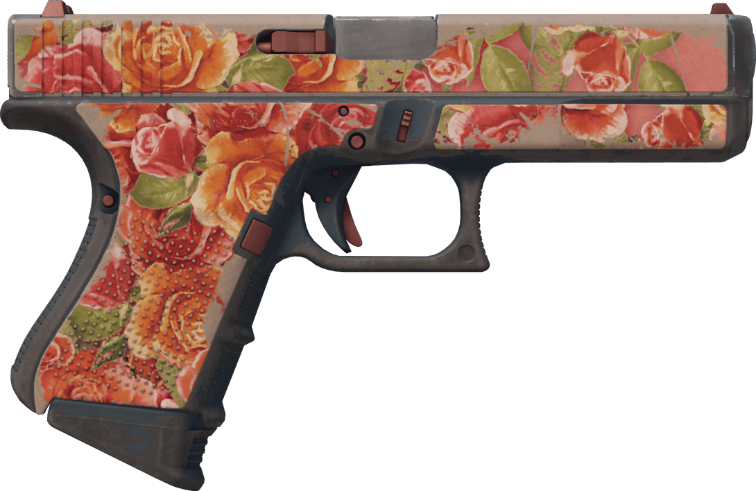 Preview image 2 of Glock-18 | Korallikukka (Reissussa rähjääntynyt)