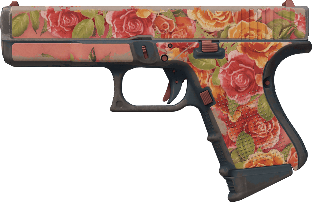 Preview image 1 of Glock-18 | Coral Bloom (มีรอยถลอกอย่างมาก)