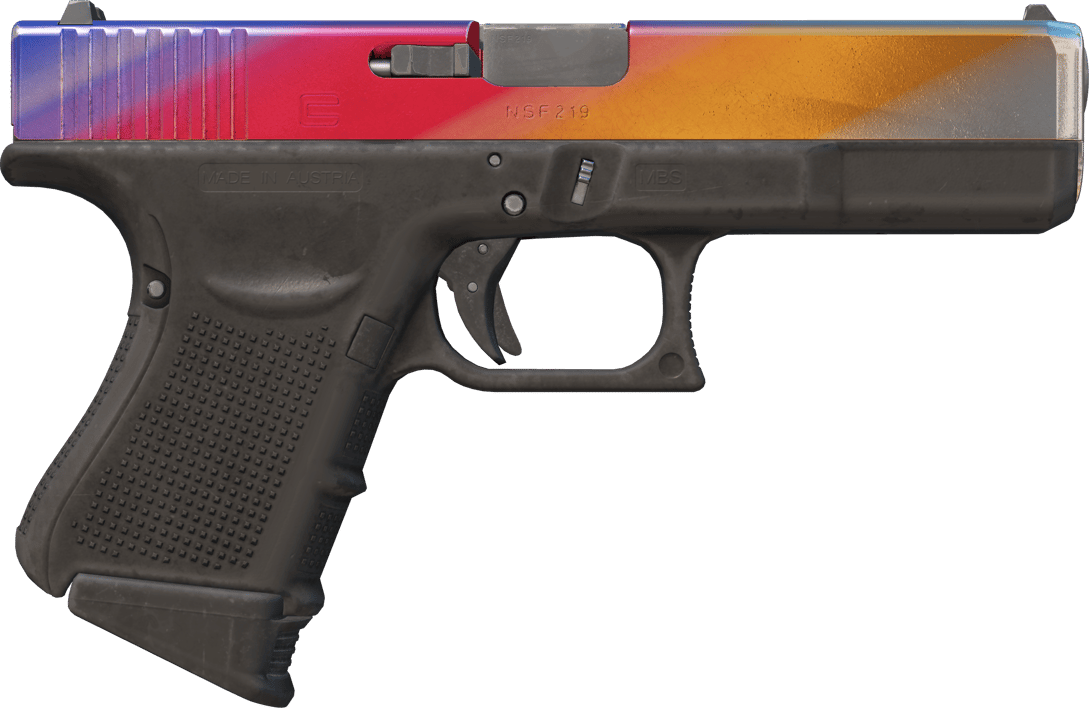 Preview image 2 of Glock-18 | 渐变之色 (略有磨损)