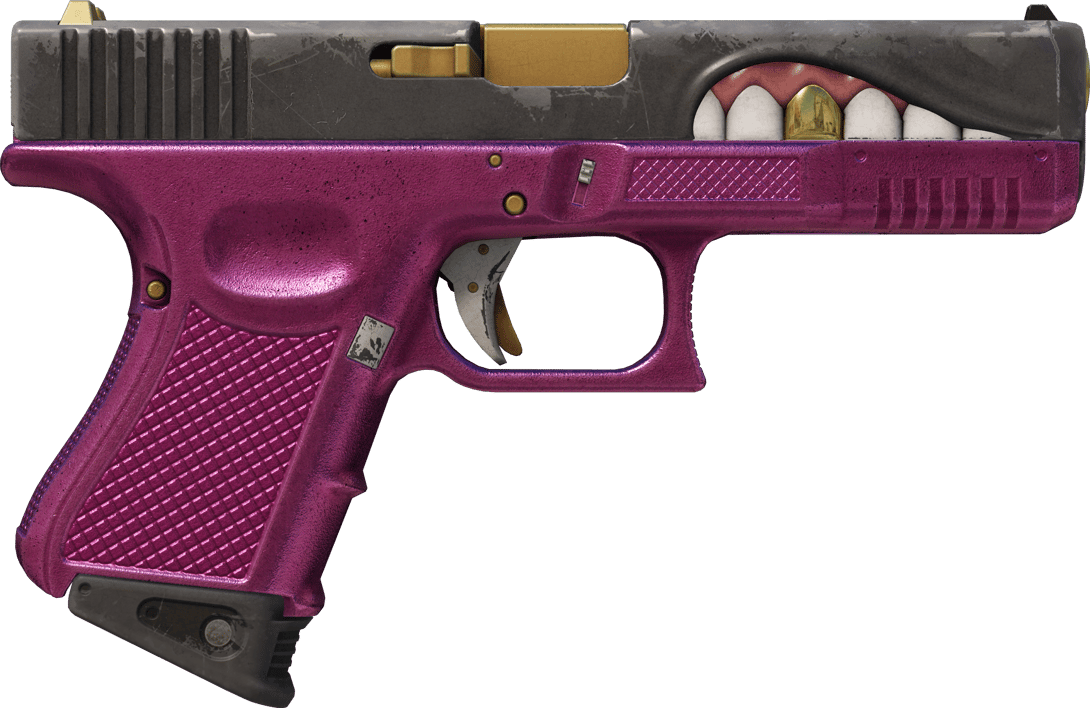 Preview image 2 of Glock-18 | Gold Toof (Com Muito Uso)