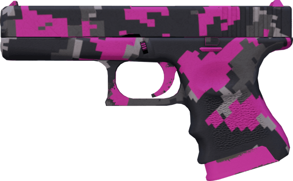 Glock-18 | Pink DDPAT (Usura minima)