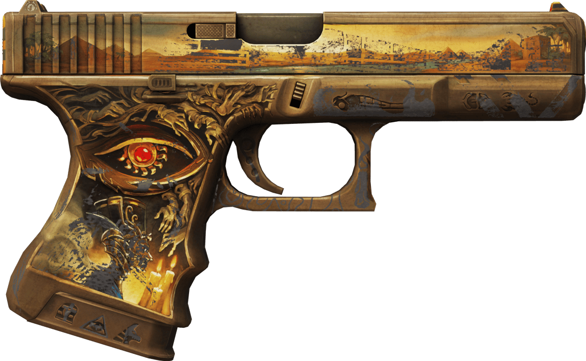 Preview image 2 of Glock-18 | 拉美西斯之伸 (重度磨損)