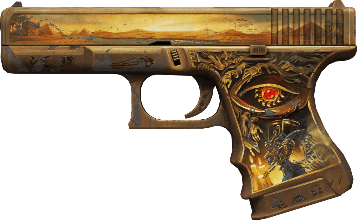 Preview image 1 of Glock-18 | 拉美西斯之伸 (重度磨損)