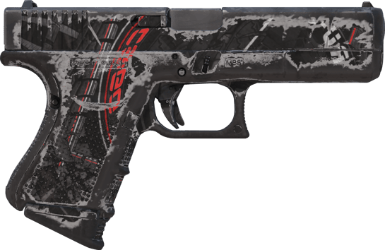 Preview image 2 of Glock-18 | Neumático rojo (Bastante desgastado)