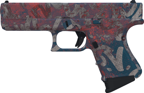 Glock-18 | 凫色涂鸦 (崭新出厂)