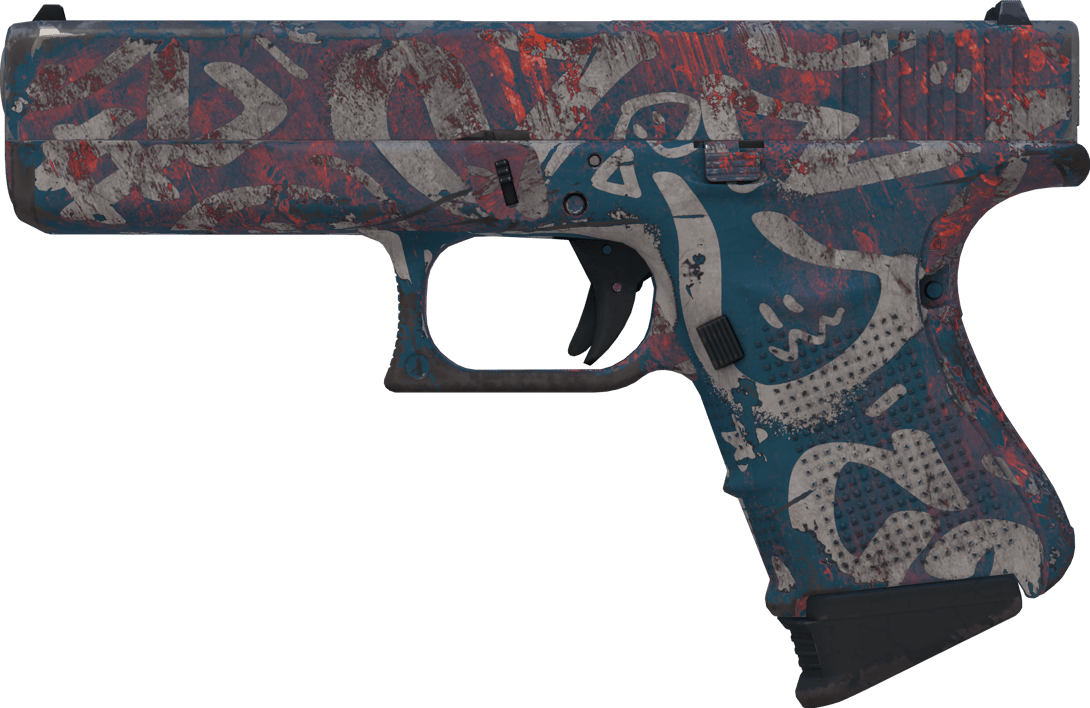 Preview image 1 of 格洛克18型 | 凫色涂鸦 (久经沙场)