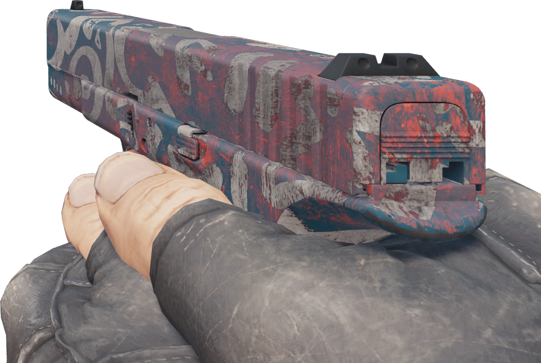 Preview image 3 of 格洛克18型 | 凫色涂鸦 (略有磨损)