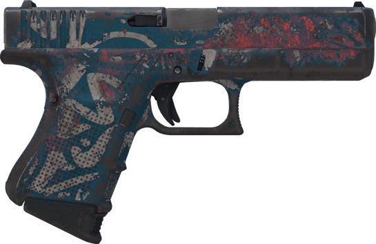 Preview image 2 of Glock-18 | Graffiti sarcelle (Usée)