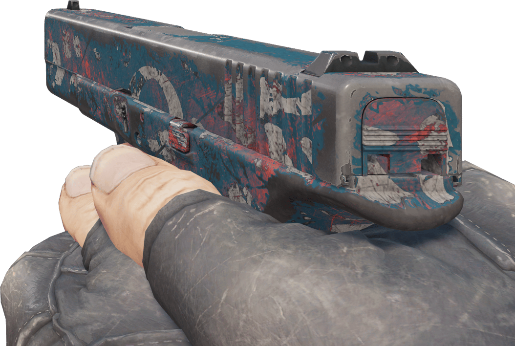 Preview image 3 of Glock-18 | Teal Graf (Com Muito Uso)