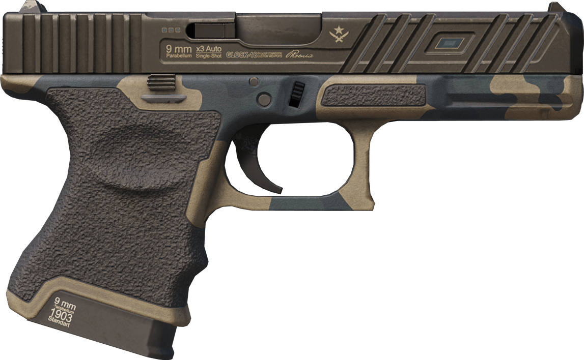 Preview image 2 of Glock-18 | 혹한기 (꽤 닳은)