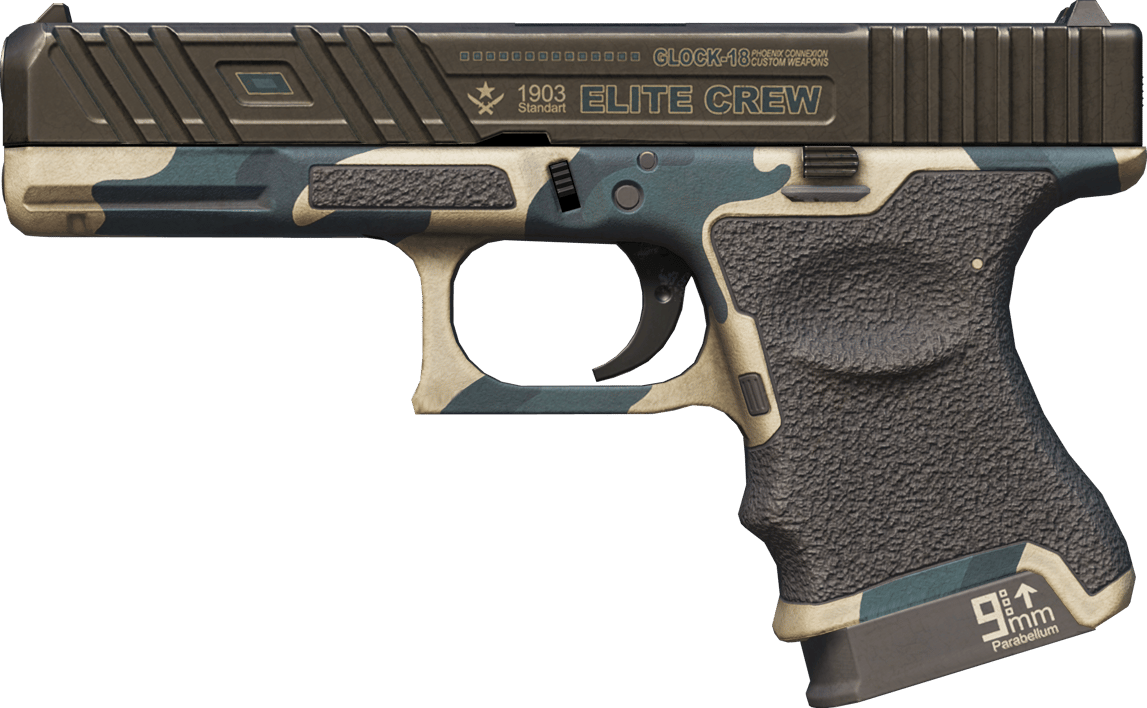 Preview image 1 of Glock-18 | 혹한기 (꽤 닳은)