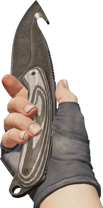 Preview image 3 of ★ Couteau à éviscérer | Noir stratifié (Marquée par les combats)