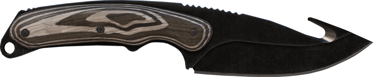 Preview image 1 of ★ Couteau à éviscérer | Noir stratifié (Très peu usée)