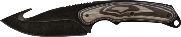 Preview image 2 of ★ Couteau à éviscérer | Noir stratifié (Usée)