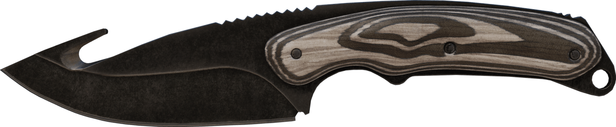 Preview image 2 of ★ Metsästysveitsi | Musta laminaatti (Aikansa elänyt)