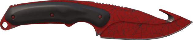 ★ Couteau à éviscérer | Toile pourpre (Très peu usée)