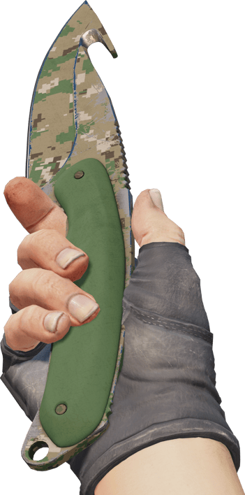 Preview image 3 of ★ 갈고리 칼 | 숲 디지털 위장 (현장에서 쓰인)