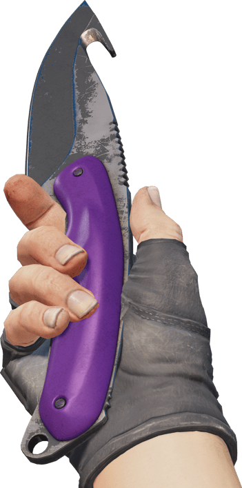 Preview image 3 of ★ Nóż z hakiem | Ultrafiolet (mocne zużycie)