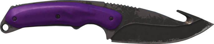 ★ Nóż z hakiem | Ultrafiolet (mocne zużycie)