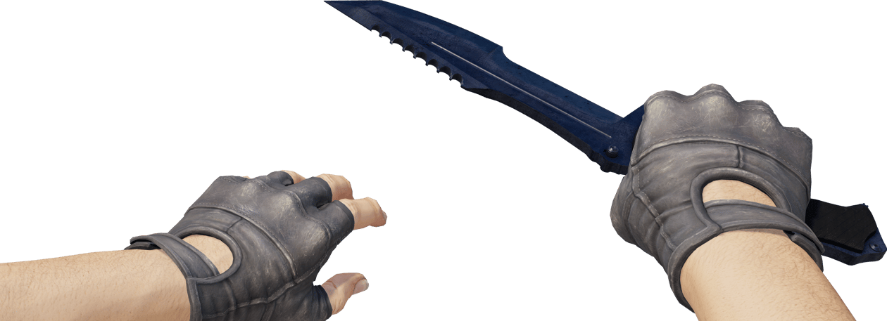 Preview image 4 of ★ Coltello da cacciatore | Blue Steel (Segnato dalle battaglie)