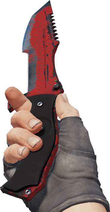 Preview image 3 of ★ Faca Huntsman | Crimson Web (Com Muito Uso)