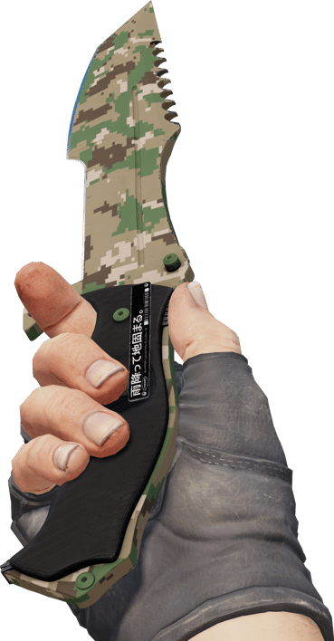 Preview image 3 of ★ Faca Huntsman | Forest DDPAT (Com Pouco Uso)