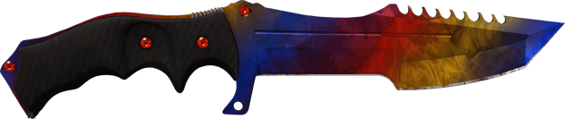 ★ Nóż myśliwski | Marmurkowy gradient (prosto z fabryki)