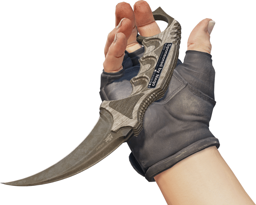Preview image 3 of ★ Karambit | Black Laminate (Battle-Scarred)