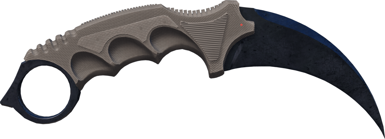 Preview image 2 of ★ Karambit | Azul metalizado (Algo desgastado)