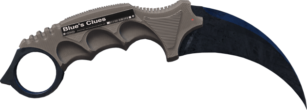 Preview image 2 of ★ Karambit | Blue Steel (Minimal Wear)