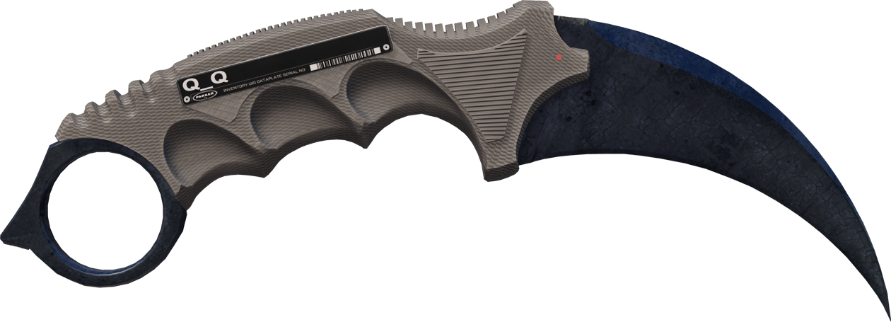 Preview image 2 of ★ Karambit | Azul metalizado (Bastante desgastado)