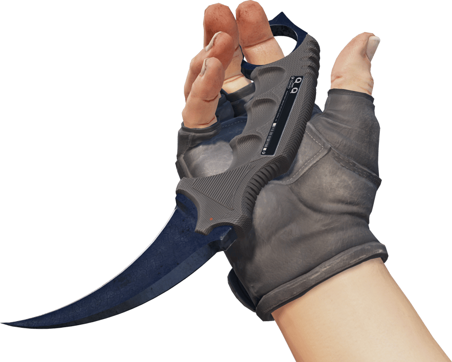 Preview image 3 of ★ Karambit | Azul metalizado (Bastante desgastado)