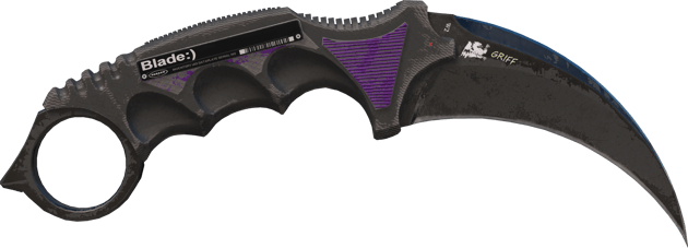 Preview image 2 of ★ Karambit | Ultraviolet (Battle-Scarred)