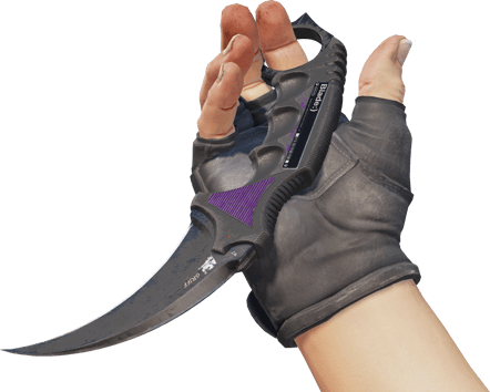 Preview image 3 of ★ Karambit | Ultraviolet (Battle-Scarred)