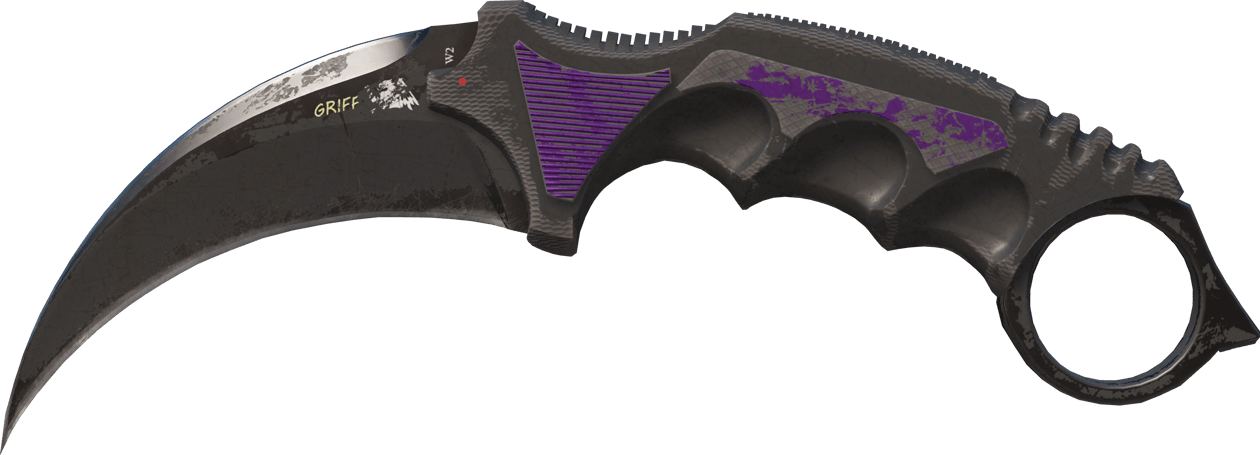 Preview image 1 of ★ Karambit | Ultraviolet (Segnato dalle battaglie)