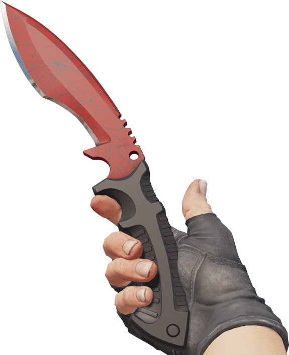 Preview image 3 of ★ Faca Kukri | Crimson Web (Com Pouco Uso)