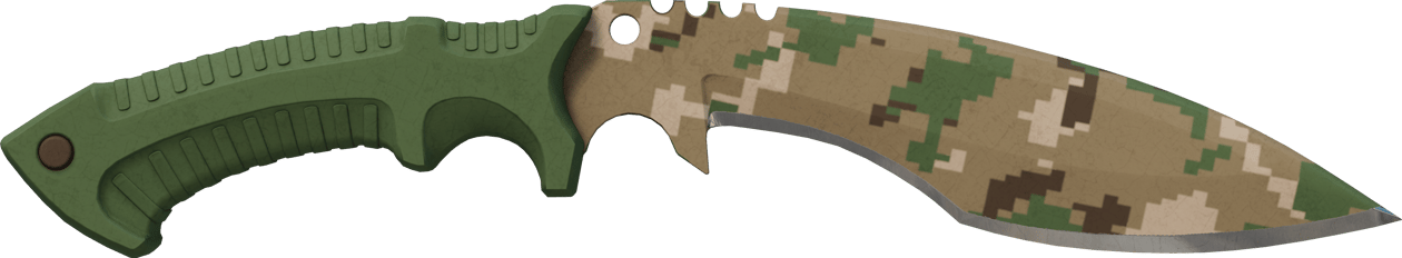 Preview image 1 of ★ มีดคูครี | Forest DDPAT (มีรอยถลอกเล็กน้อย)