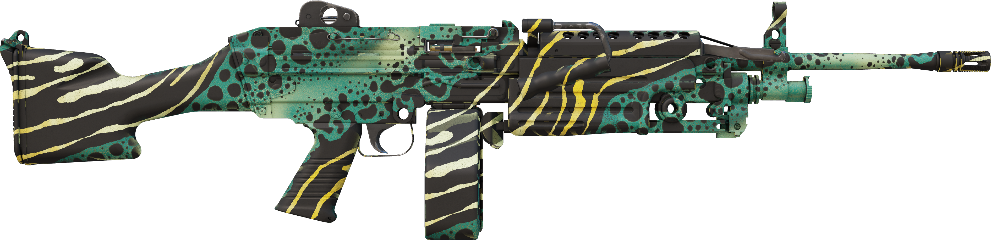 Preview image 2 of M249 | Emerald Poison Dart (Factory New)