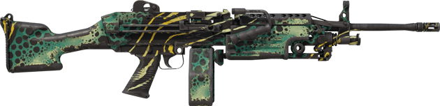 Preview image 2 of M249 | Emerald Poison Dart (มีรอยถลอกอย่างมาก)