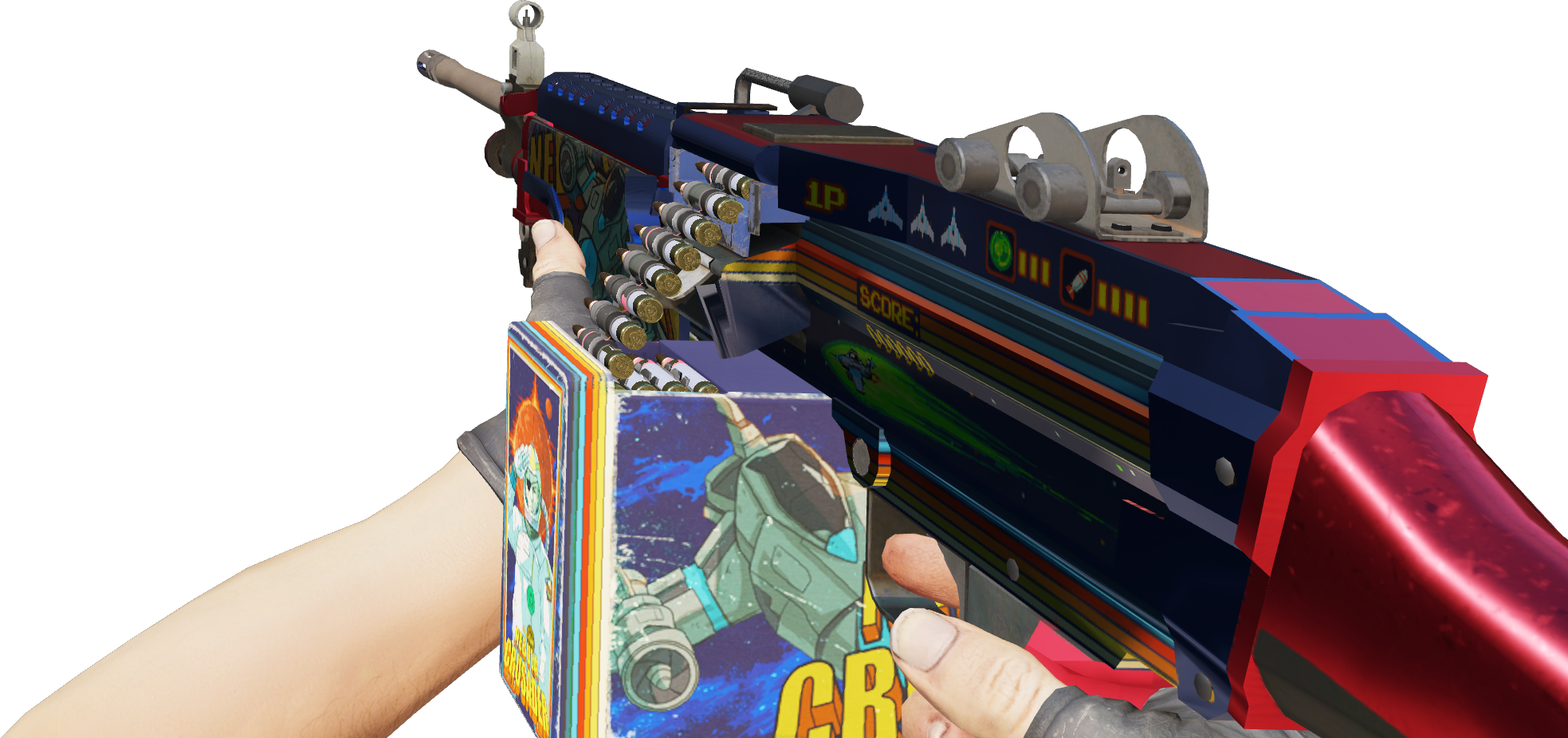 Preview image 4 of M249 | Nebula Crusader (Factory New)