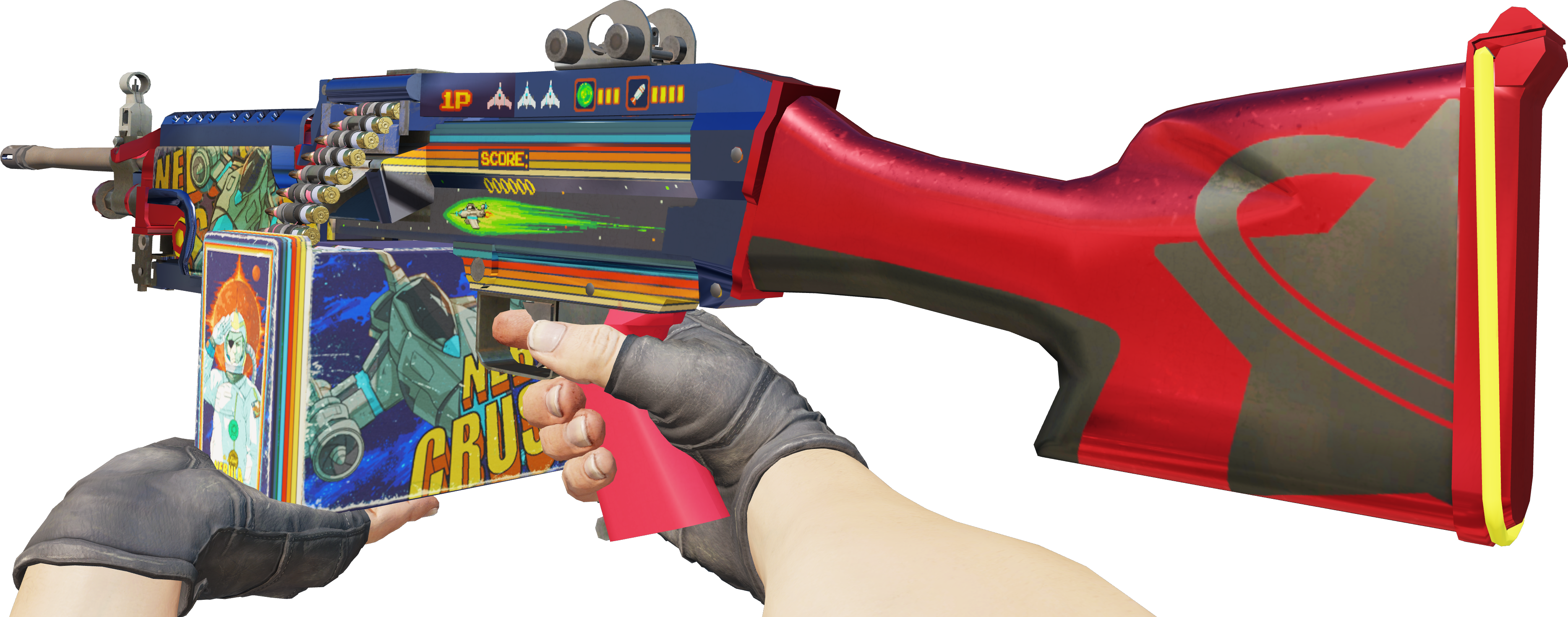 Preview image 3 of M249 | Nebula Crusader (Factory New)