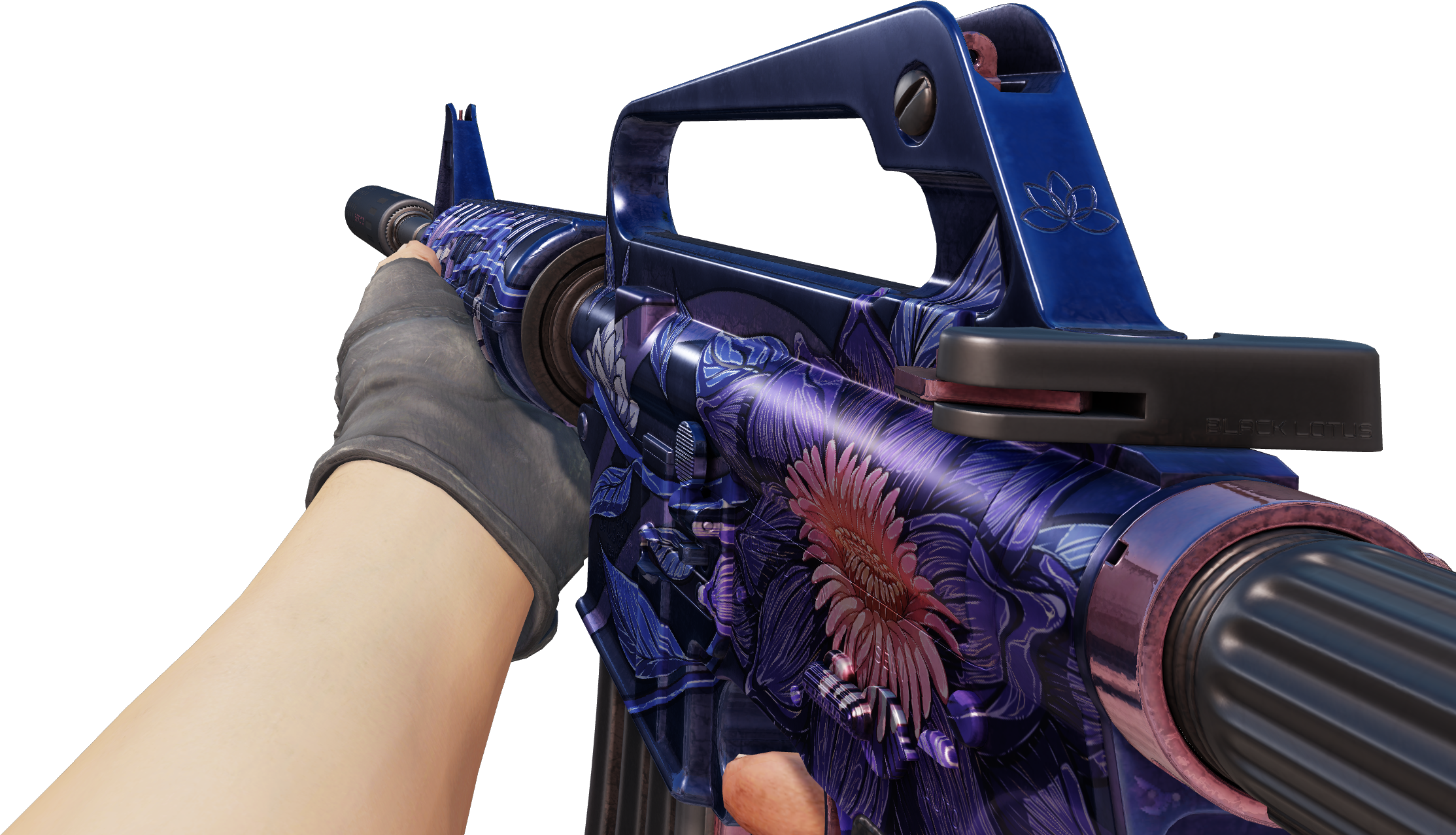 Preview image 4 of M4A1-S | Lotus noir (Testée sur le terrain)