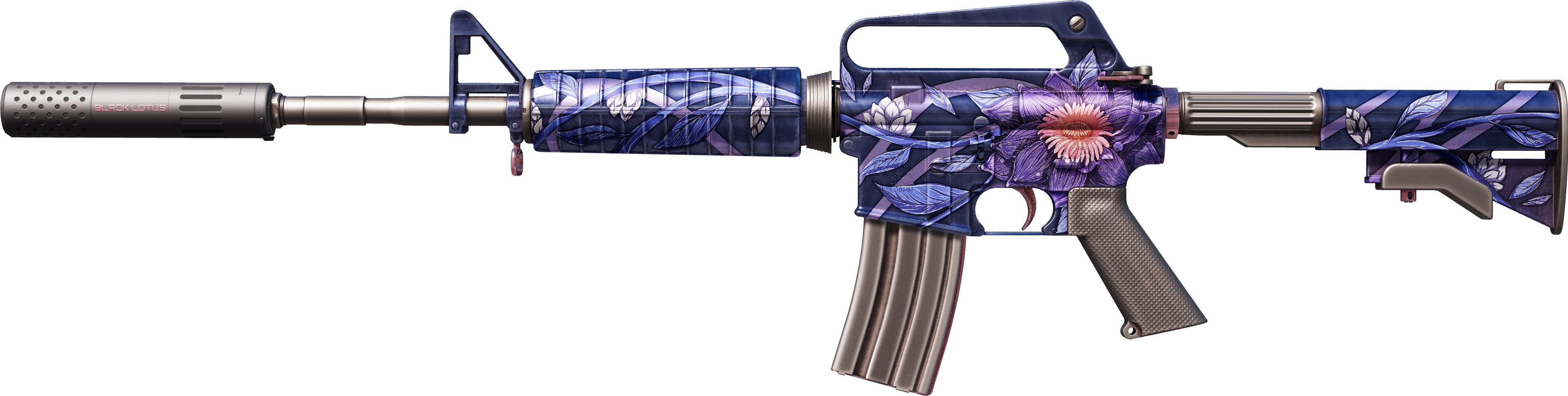 Preview image 1 of M4A1-S | Lotus noir (Testée sur le terrain)