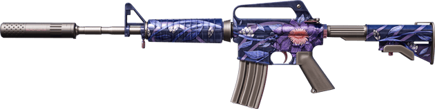 M4A1-S | Black Lotus (มีรอยถลอกเล็กน้อย)