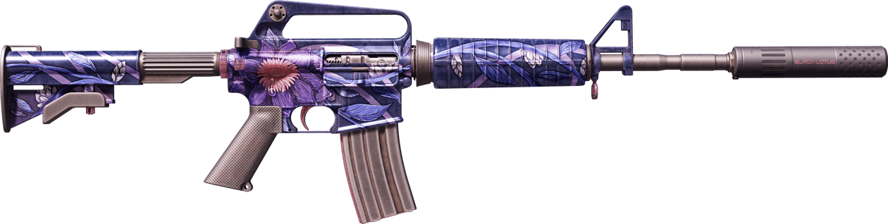 Preview image 2 of M4A1-S | Black Lotus (WW - Khá mòn)