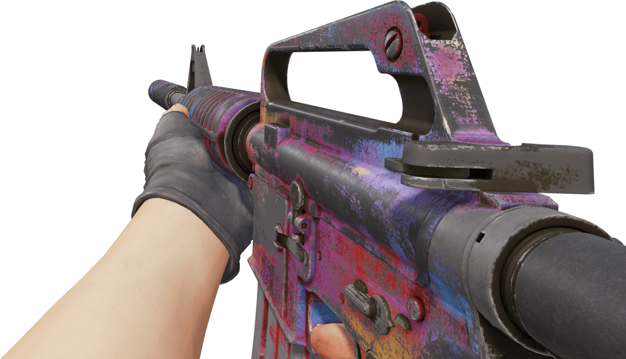 Preview image 3 of M4A1-S | Glitched Paint (Battle-Scarred)