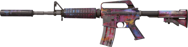 M4A1-S | Glitched Paint (Battle-Scarred)