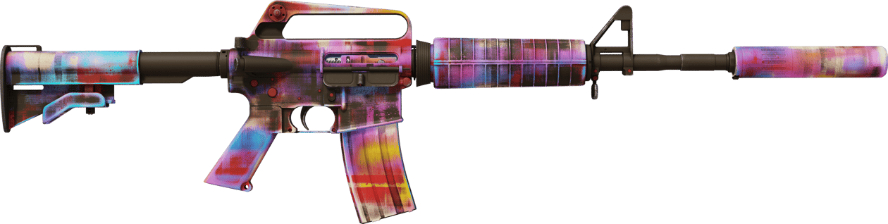 Preview image 2 of M4A1-S | Glitched Paint (มีรอยถลอกเล็กน้อย)