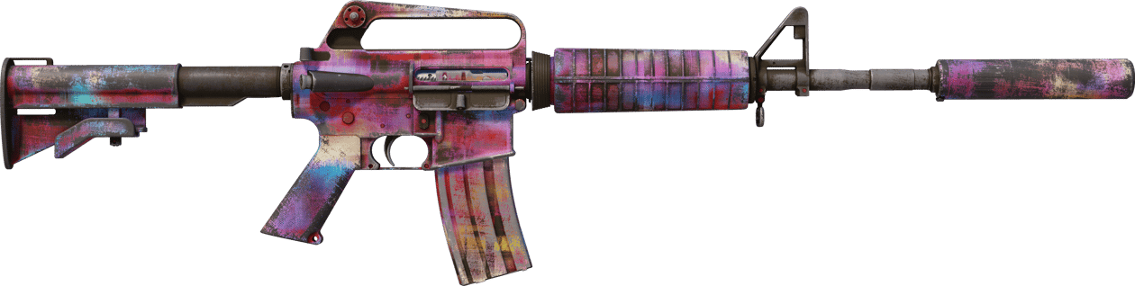 Preview image 2 of M4A1-S | Glitched Paint (Well-Worn)